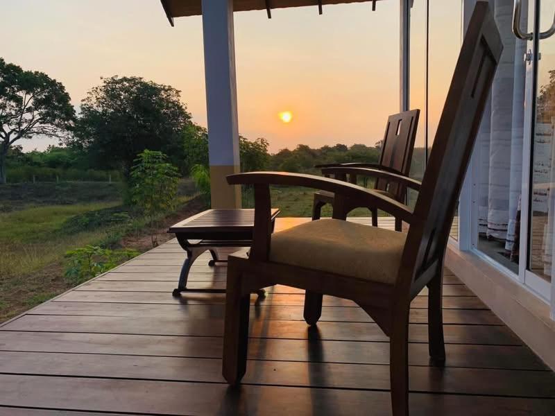 ティッサマハーラーマ Thihawa Eco Huts Yala Bed & Breakfast エクステリア 写真