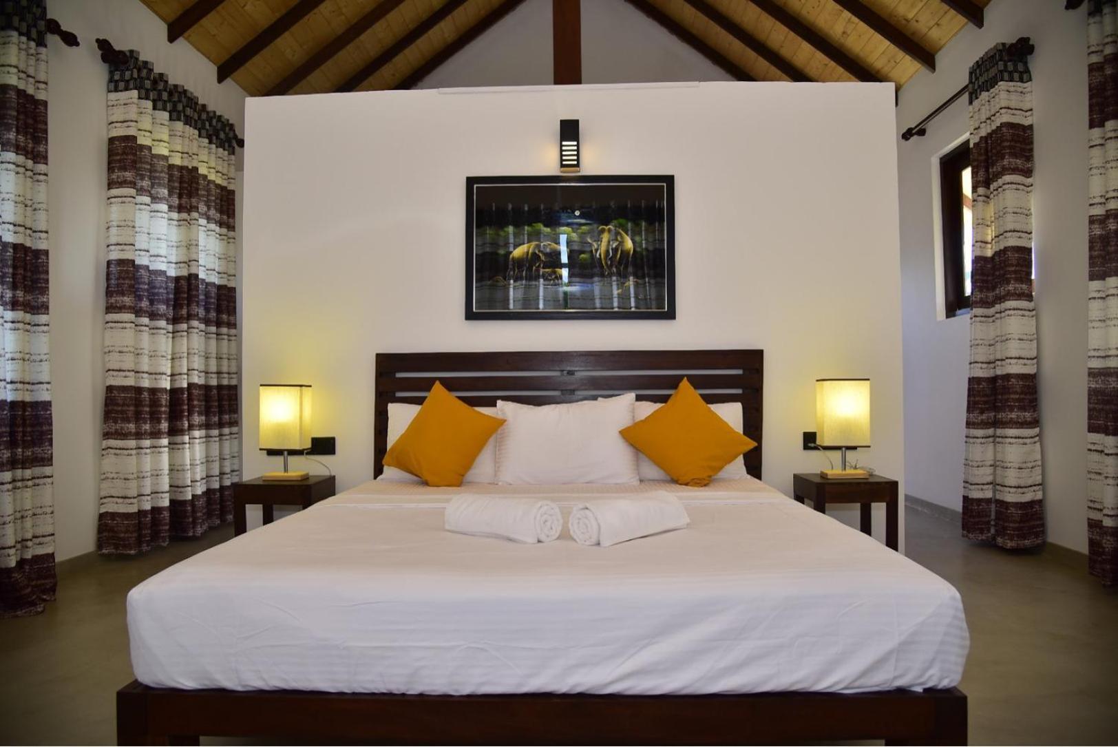 ティッサマハーラーマ Thihawa Eco Huts Yala Bed & Breakfast エクステリア 写真
