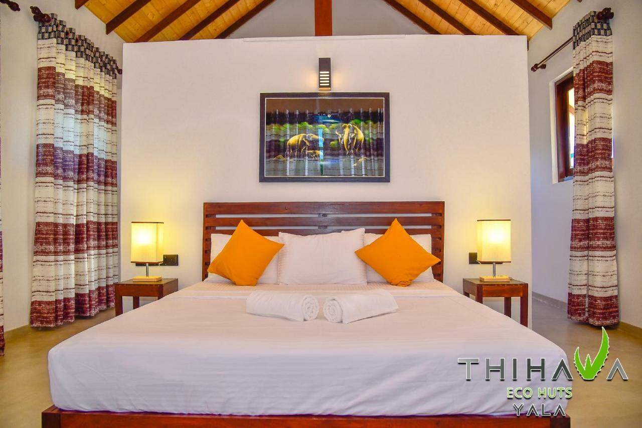 ティッサマハーラーマ Thihawa Eco Huts Yala Bed & Breakfast エクステリア 写真