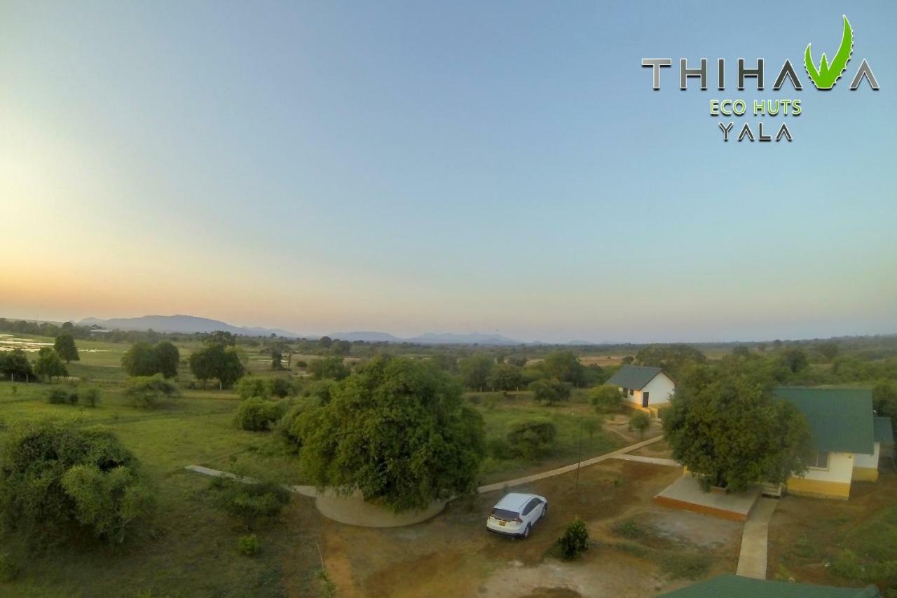 ティッサマハーラーマ Thihawa Eco Huts Yala Bed & Breakfast エクステリア 写真