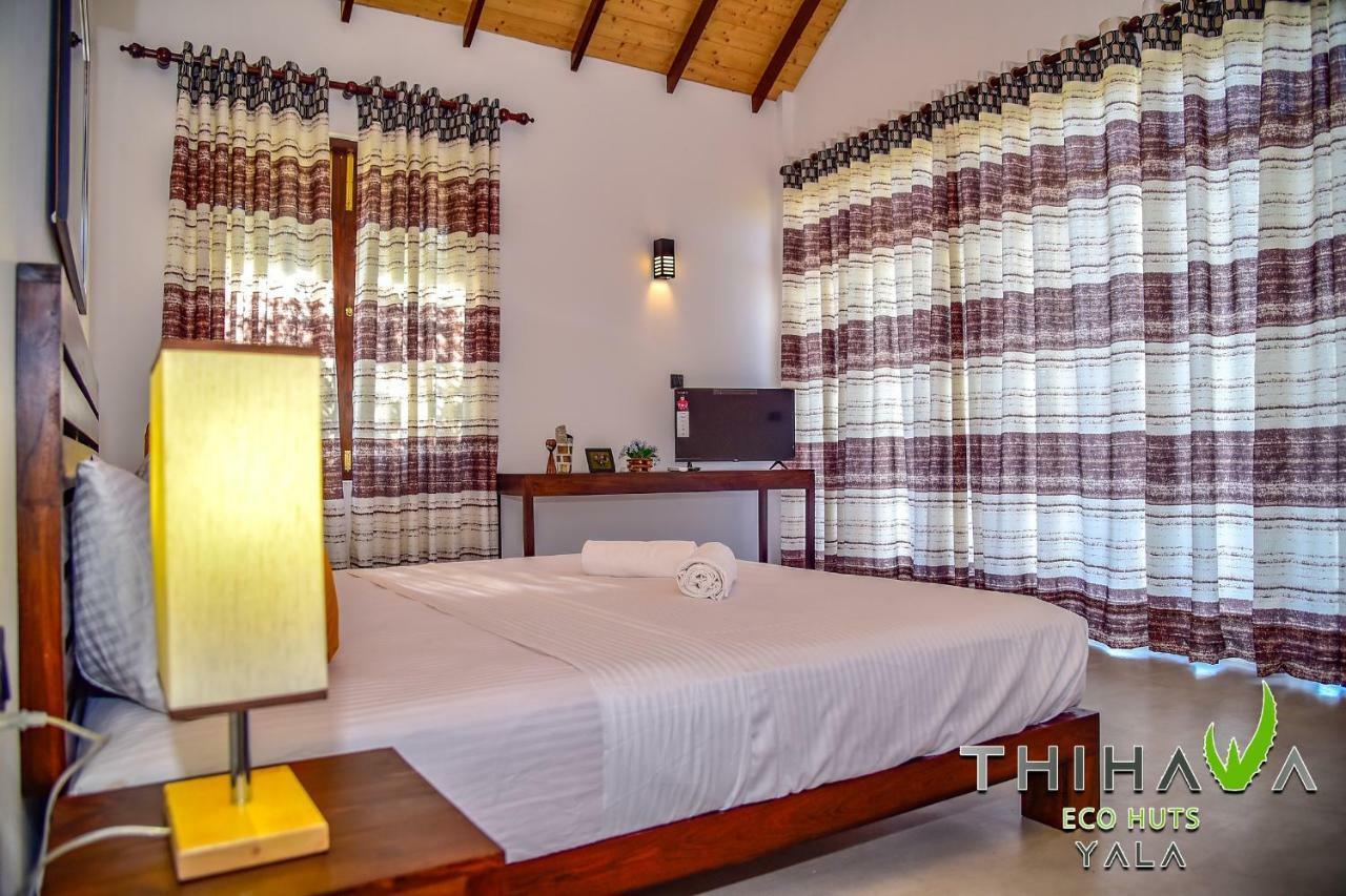 ティッサマハーラーマ Thihawa Eco Huts Yala Bed & Breakfast エクステリア 写真