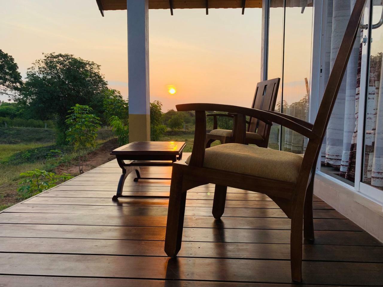 ティッサマハーラーマ Thihawa Eco Huts Yala Bed & Breakfast エクステリア 写真