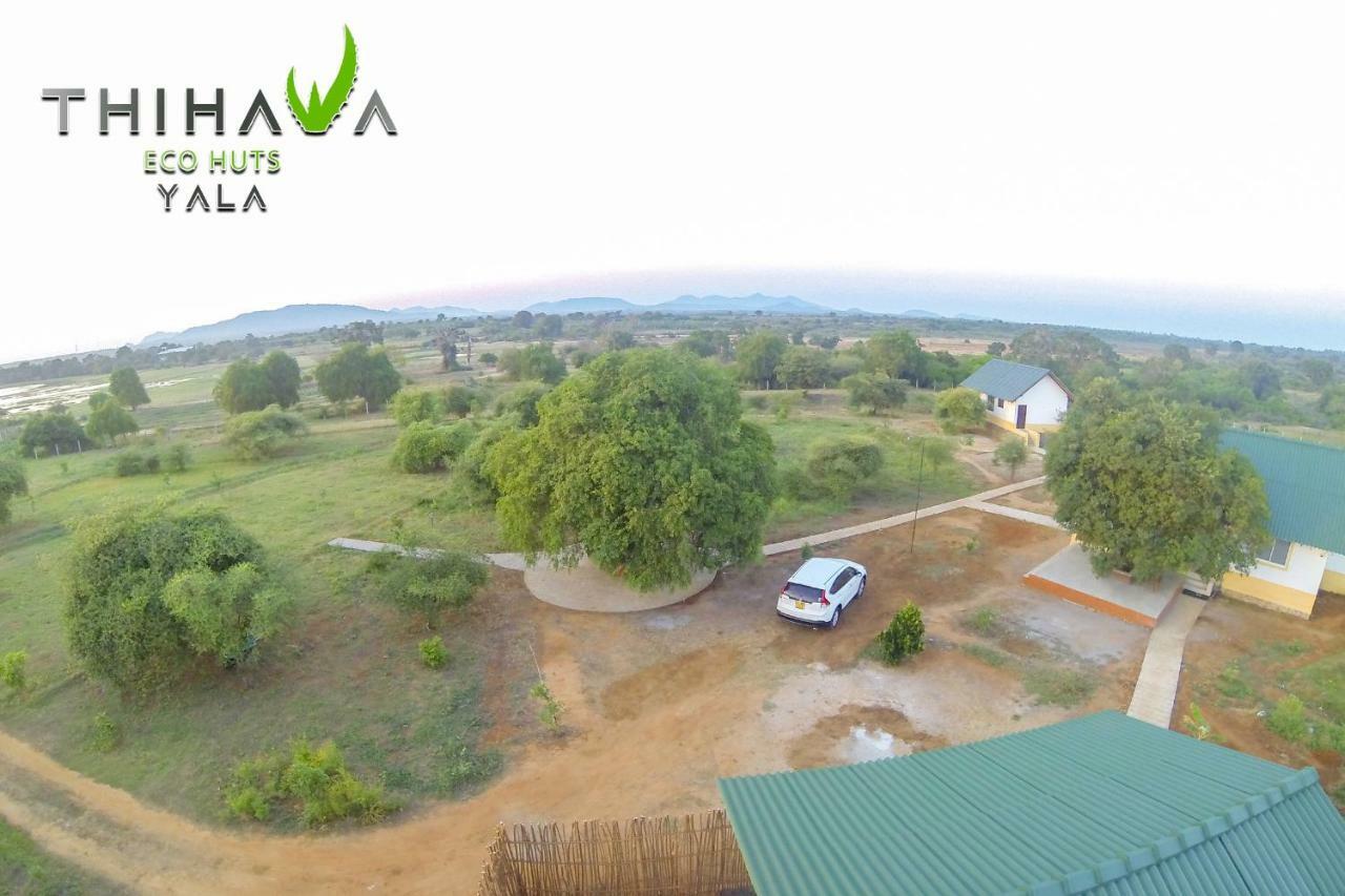 ティッサマハーラーマ Thihawa Eco Huts Yala Bed & Breakfast エクステリア 写真